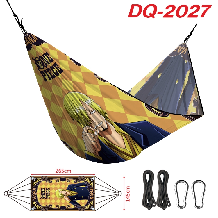 One Piece Outdoor full color watermark printing hammock 265x145cm DQ-2027