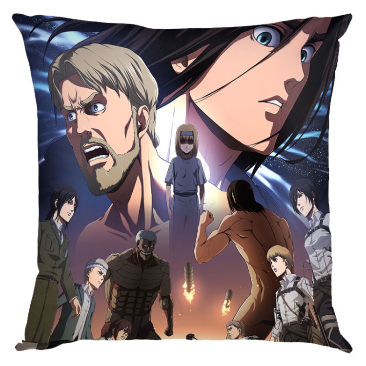 Shingeki no Kyojin  Anime square full-color pillow cushion 45X45CM NO FILLING  J12-338