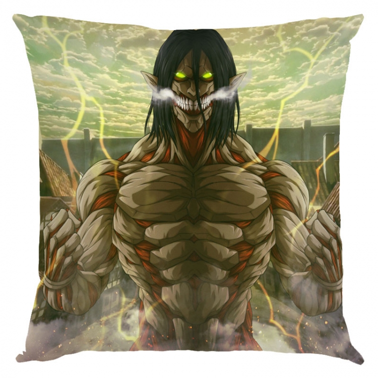 Shingeki no Kyojin Anime square full-color pillow cushion 45X45CM NO FILLING   J12-282