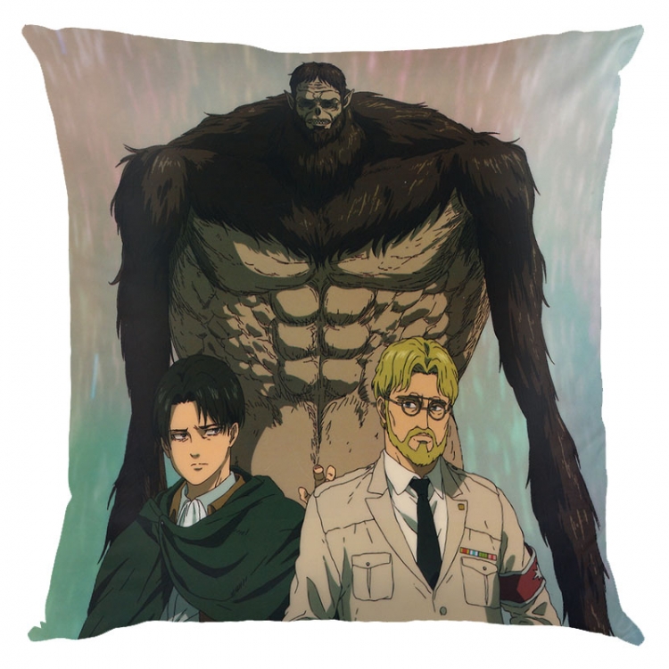 Shingeki no Kyojin Anime square full-color pillow cushion 45X45CM NO FILLING   J12-324