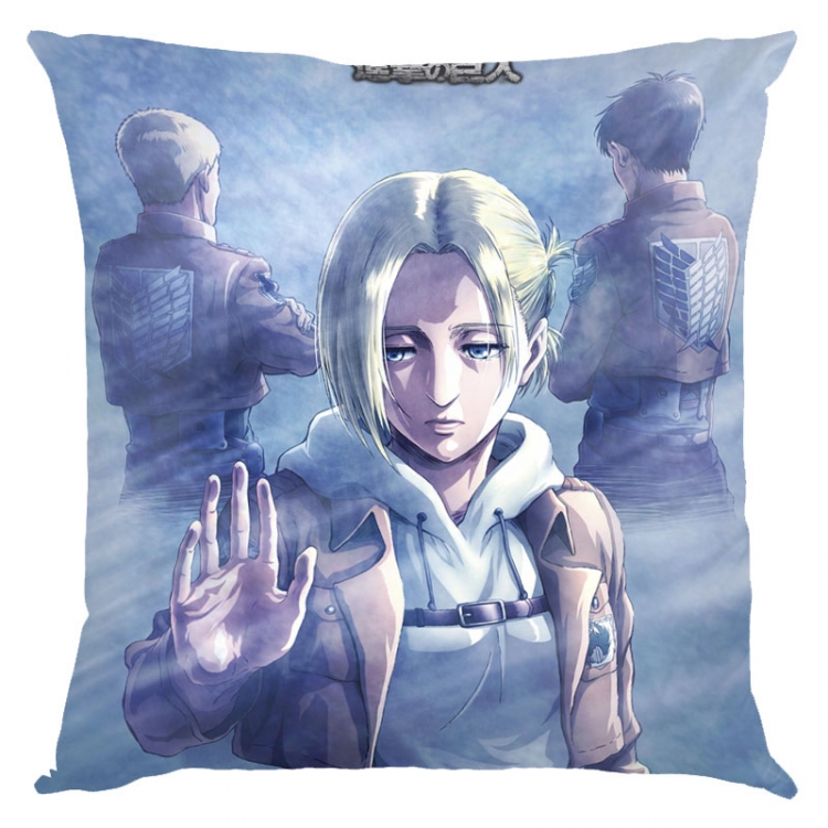 Shingeki no Kyojin Anime square full-color pillow cushion 45X45CM NO FILLING  J12-294