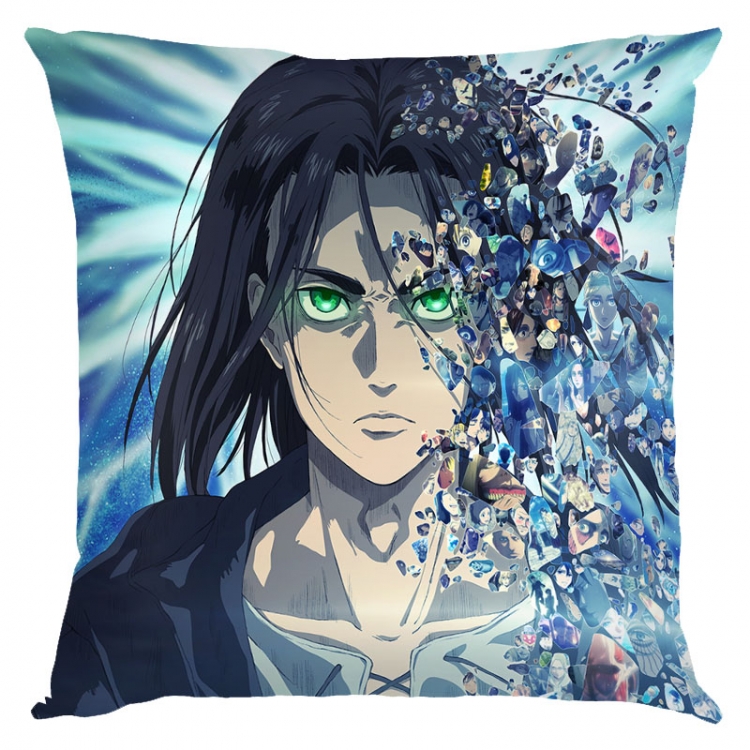 Shingeki no Kyojin Anime square full-color pillow cushion 45X45CM NO FILLING   J12-284