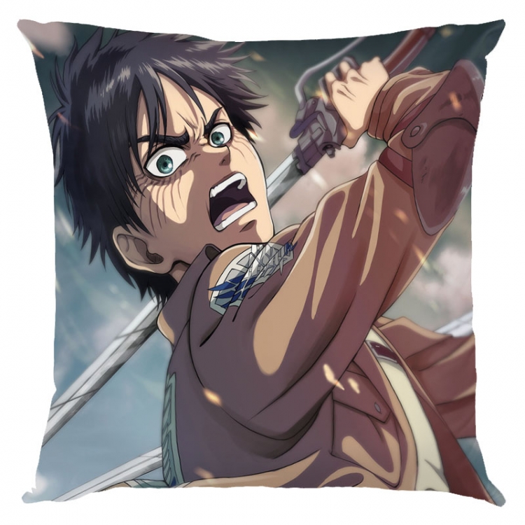 Shingeki no Kyojin Anime square full-color pillow cushion 45X45CM NO FILLING  J12-355