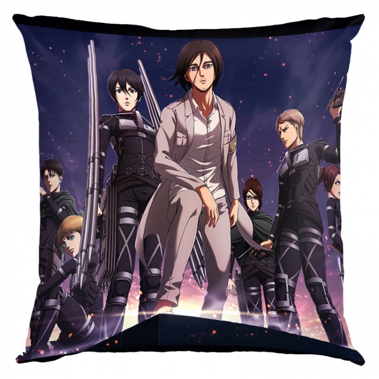 Shingeki no Kyojin Anime square full-color pillow cushion 45X45CM NO FILLING   J12-341