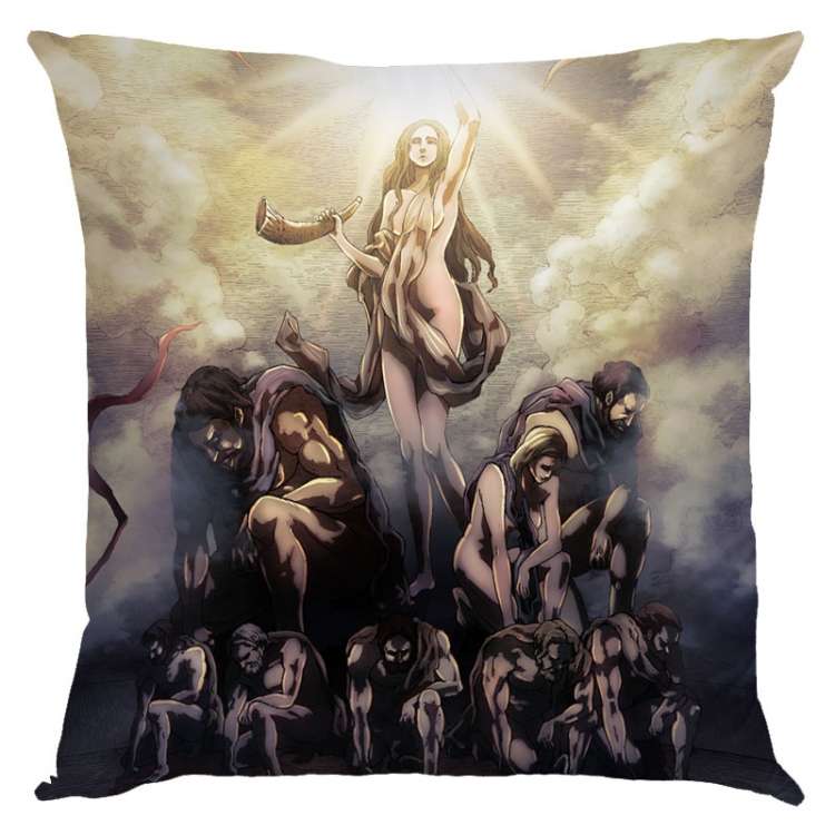 Shingeki no Kyojin Anime square full-color pillow cushion 45X45CM NO FILLING   J12-316