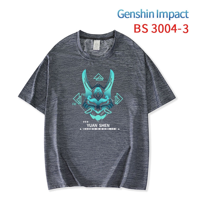 Genshin Impact ice silk cotton loose and comfortable T-shirt from XS to 5XL BS-3004-3