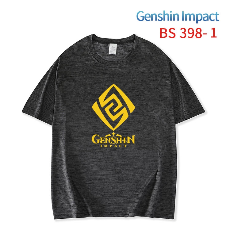 Genshin Impact ice silk cotton loose and comfortable T-shirt from XS to 5XL  BS-398-1