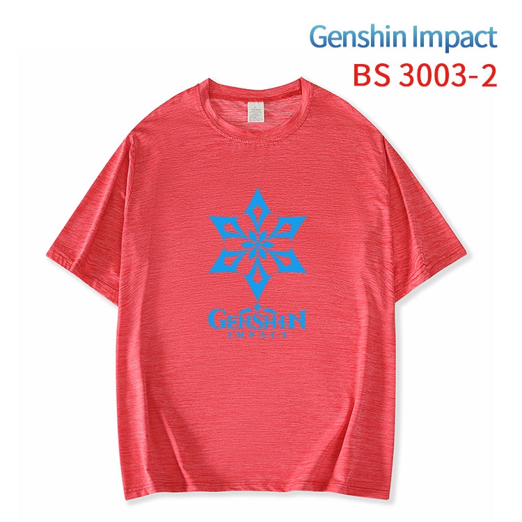 Genshin Impact ice silk cotton loose and comfortable T-shirt from XS to 5XL BS-3003-2