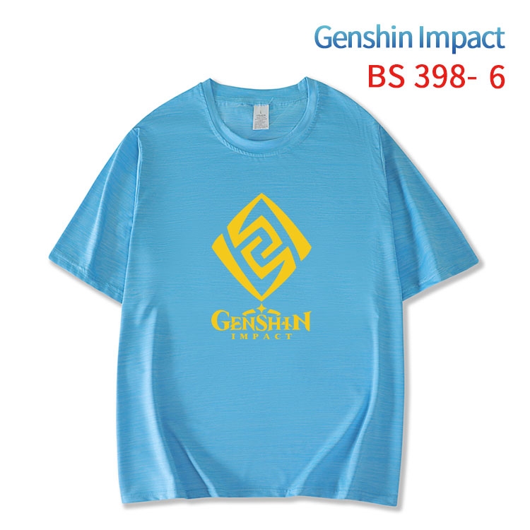 Genshin Impact ice silk cotton loose and comfortable T-shirt from XS to 5XL BS-398-6