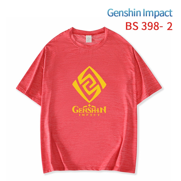 Genshin Impact ice silk cotton loose and comfortable T-shirt from XS to 5XL BS-398-2