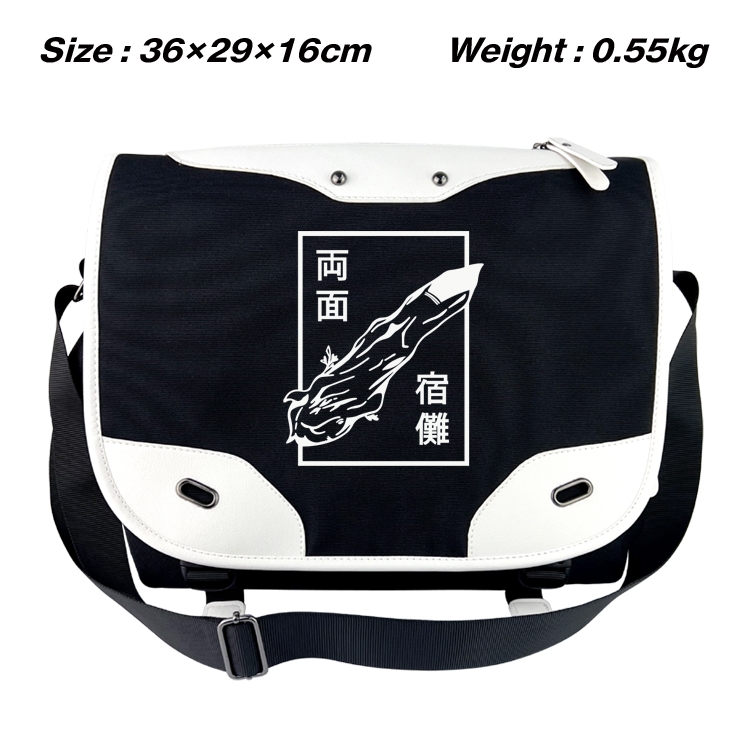 Jujutsu Kaisen  Anime waterproof nylon shoulder messenger bag schoolbag 36X29X16CM