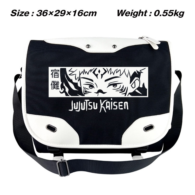 Jujutsu Kaisen  Anime waterproof nylon shoulder messenger bag schoolbag 36X29X16CM