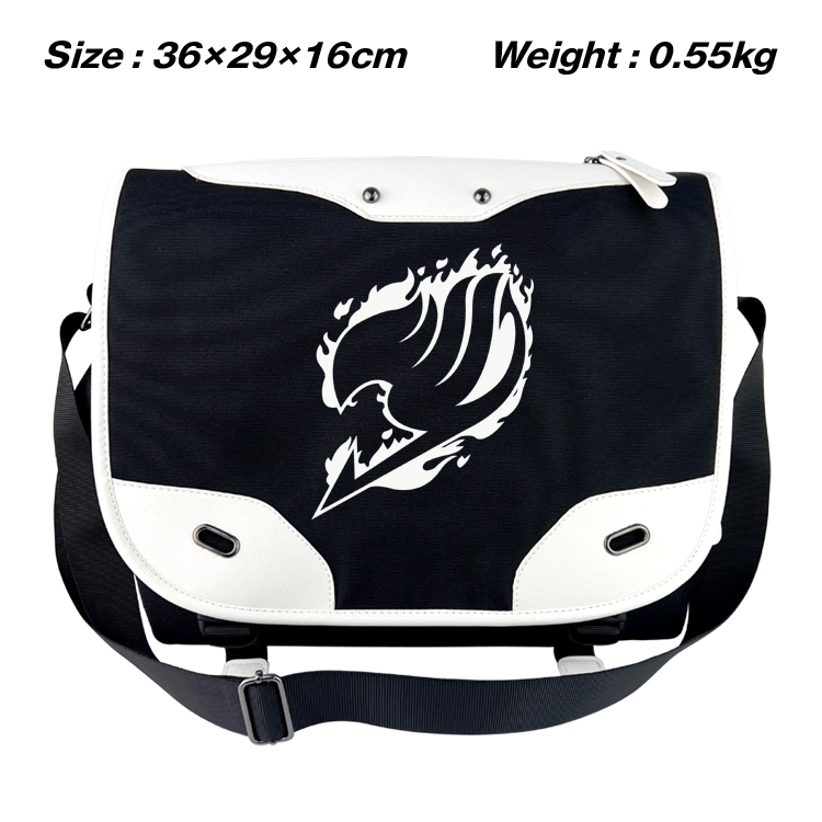 Fairy tail Anime waterproof nylon shoulder messenger bag schoolbag 36X29X16CM