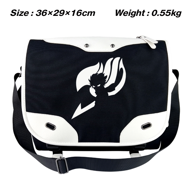 Fairy tail Anime waterproof nylon shoulder messenger bag schoolbag 36X29X16CM