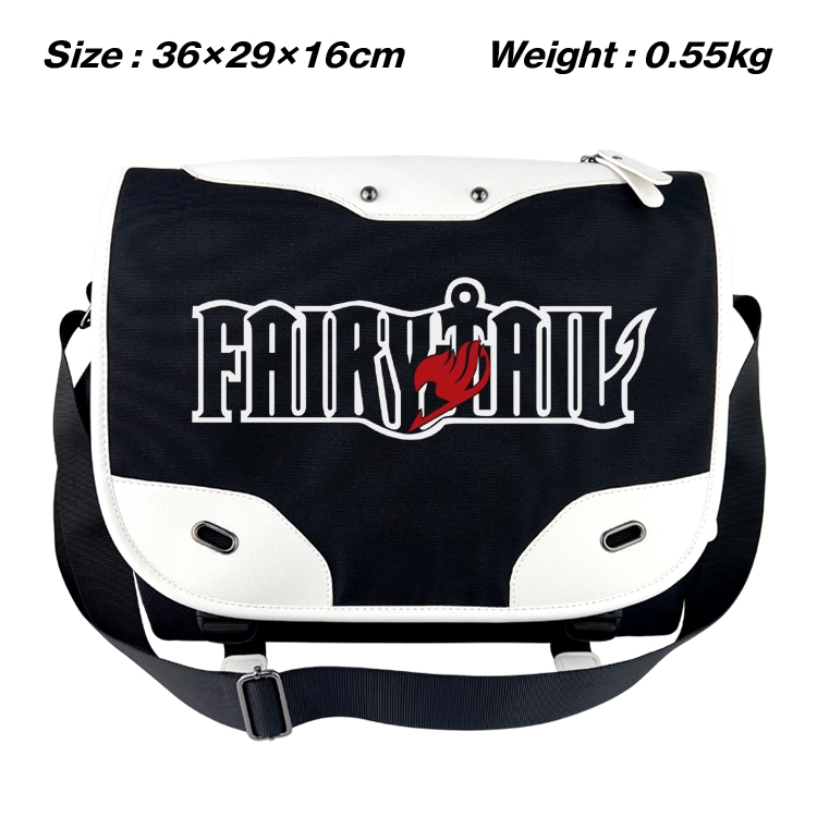 Fairy tail Anime waterproof nylon shoulder messenger bag schoolbag 36X29X16CM