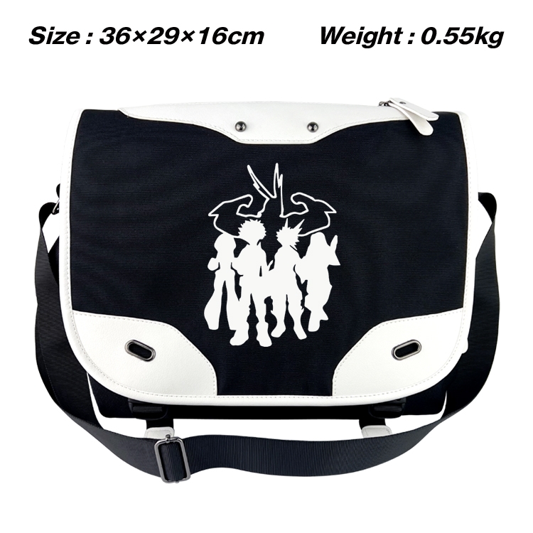 My Hero Academia Anime waterproof nylon shoulder messenger bag schoolbag 36X29X16CM