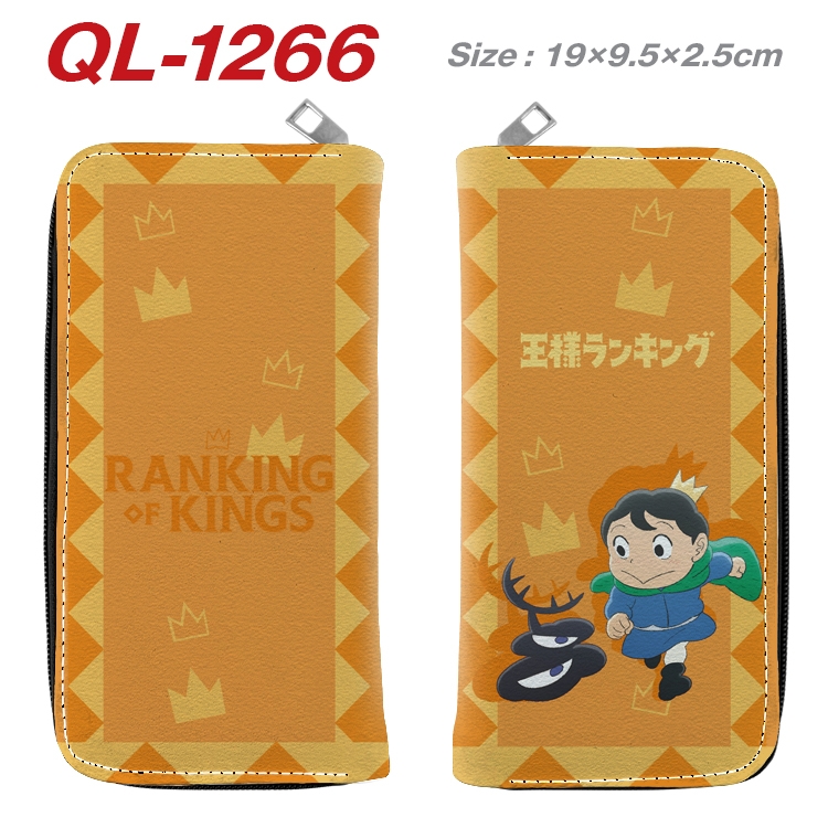 king ranking   Anime pu leather long zipper wallet 19X9.5X2.5CM  QL-1266