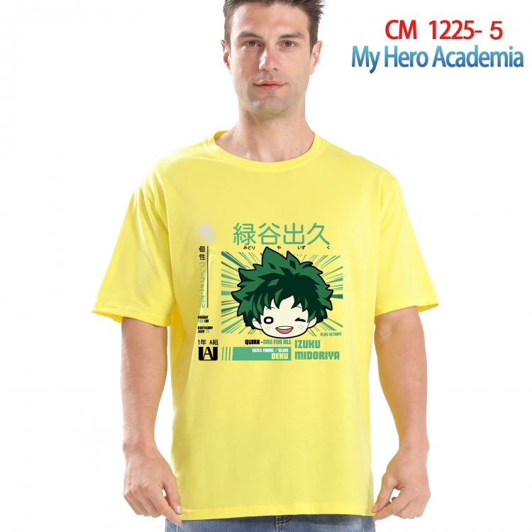 My Hero Academia Printed short-sleeved cotton T-shirt from S to 4XL  CM 1225 5