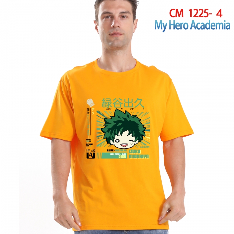 My Hero Academia Printed short-sleeved cotton T-shirt from S to 4XL CM 1225 4