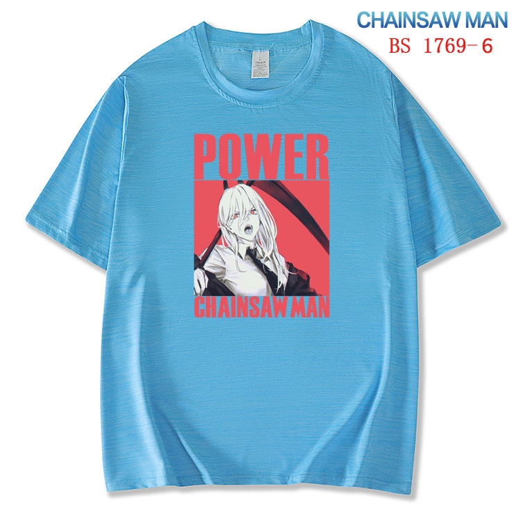 Chainsaw Man ice silk cotton loose and comfortable T-shirt from XS to 5XL BS-1769-6