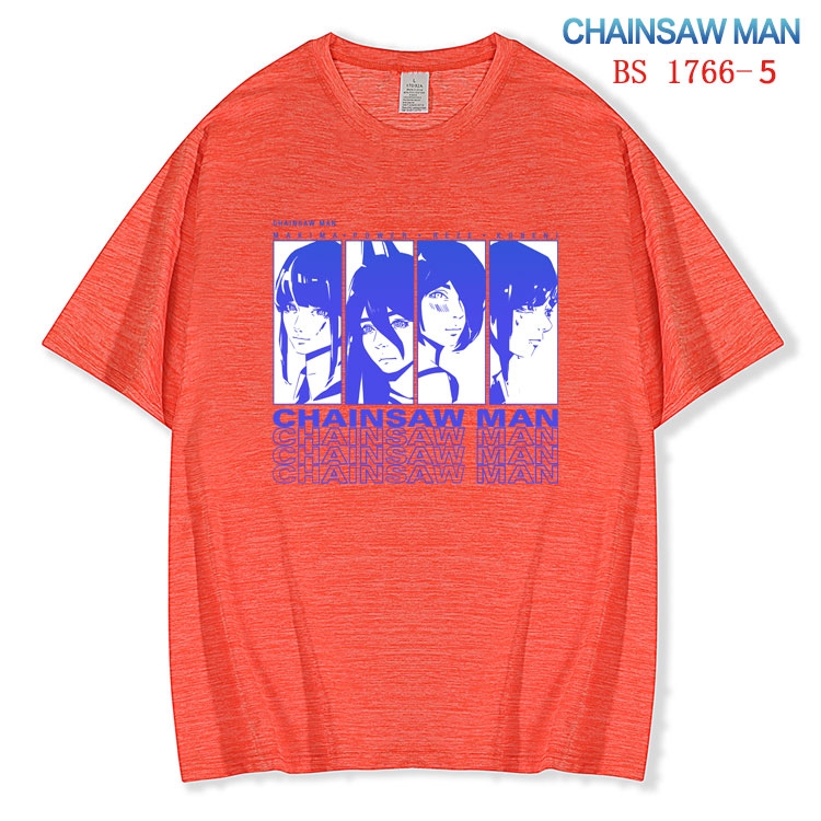 Chainsaw Man ice silk cotton loose and comfortable T-shirt from XS to 5XL   BS-1766-5