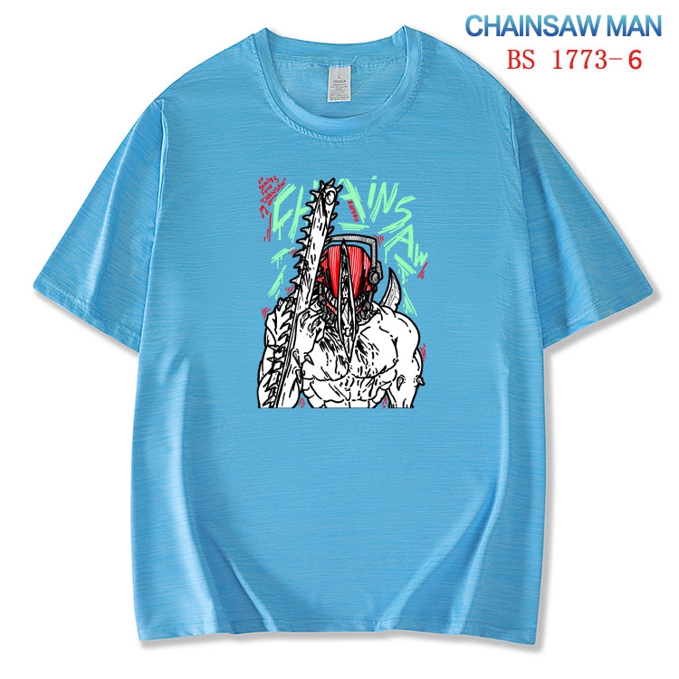 Chainsaw Man ice silk cotton loose and comfortable T-shirt from XS to 5XL BS-1773-6