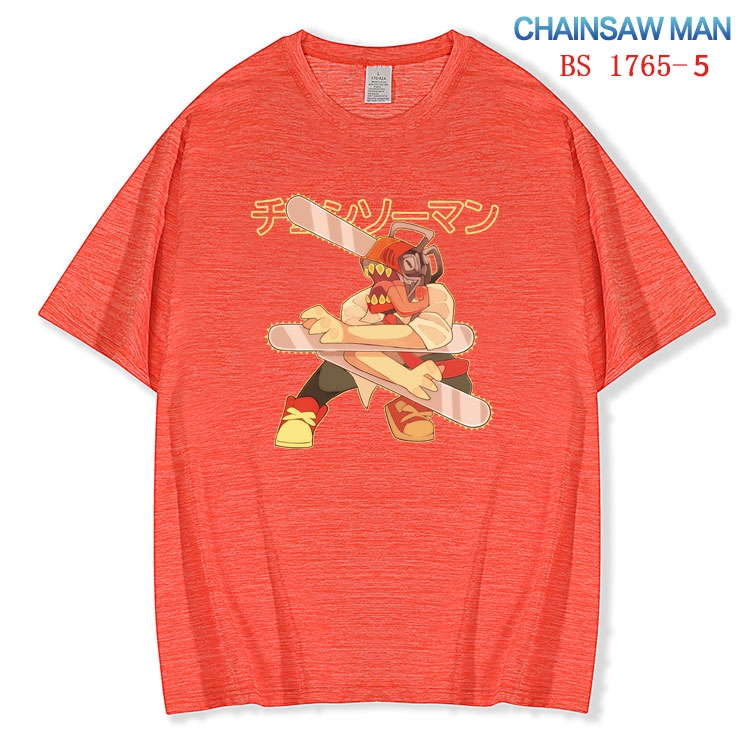 Chainsaw Man ice silk cotton loose and comfortable T-shirt from XS to 5XL  BS-1765-5