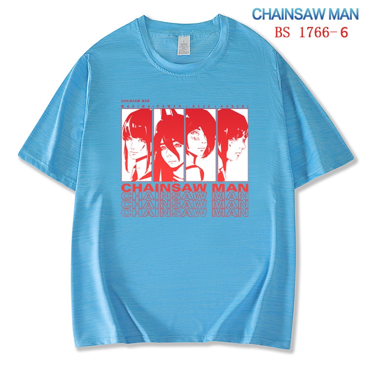 Chainsaw Man ice silk cotton loose and comfortable T-shirt from XS to 5XL  BS-1766-6