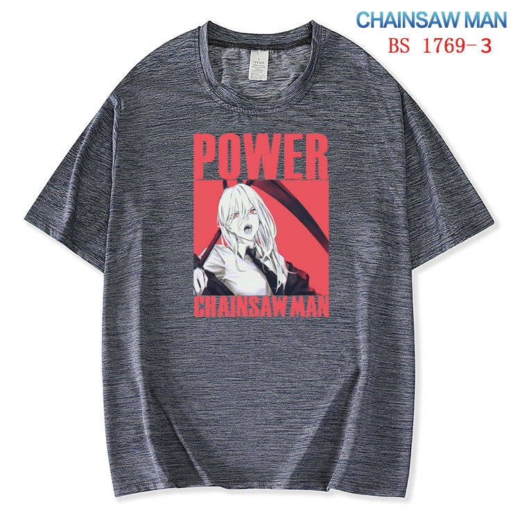 Chainsaw Man ice silk cotton loose and comfortable T-shirt from XS to 5XL  BS-1769-3