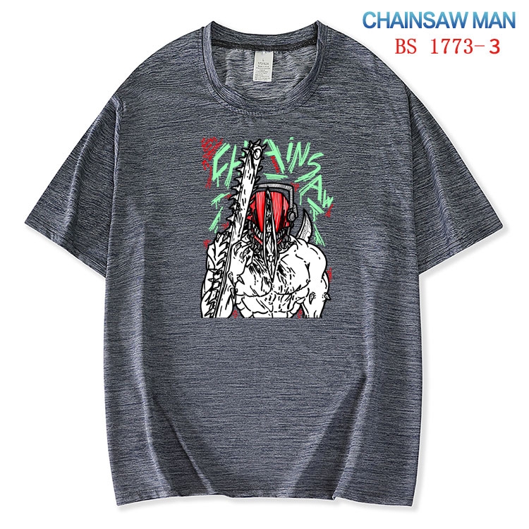 Chainsaw Man ice silk cotton loose and comfortable T-shirt from XS to 5XL  BS-1773-3