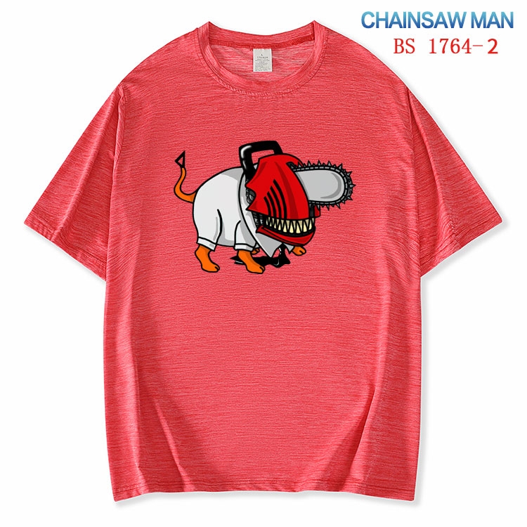 Chainsaw Man ice silk cotton loose and comfortable T-shirt from XS to 5XL  BS-1764-2