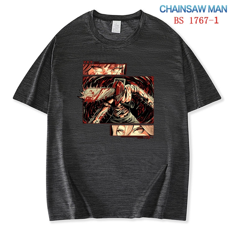 Chainsaw Man ice silk cotton loose and comfortable T-shirt from XS to 5XL BS-1767-1