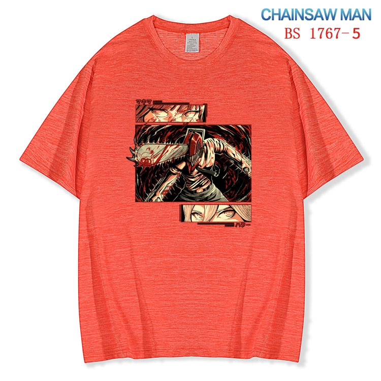 Chainsaw Man ice silk cotton loose and comfortable T-shirt from XS to 5XL  BS-1767-5