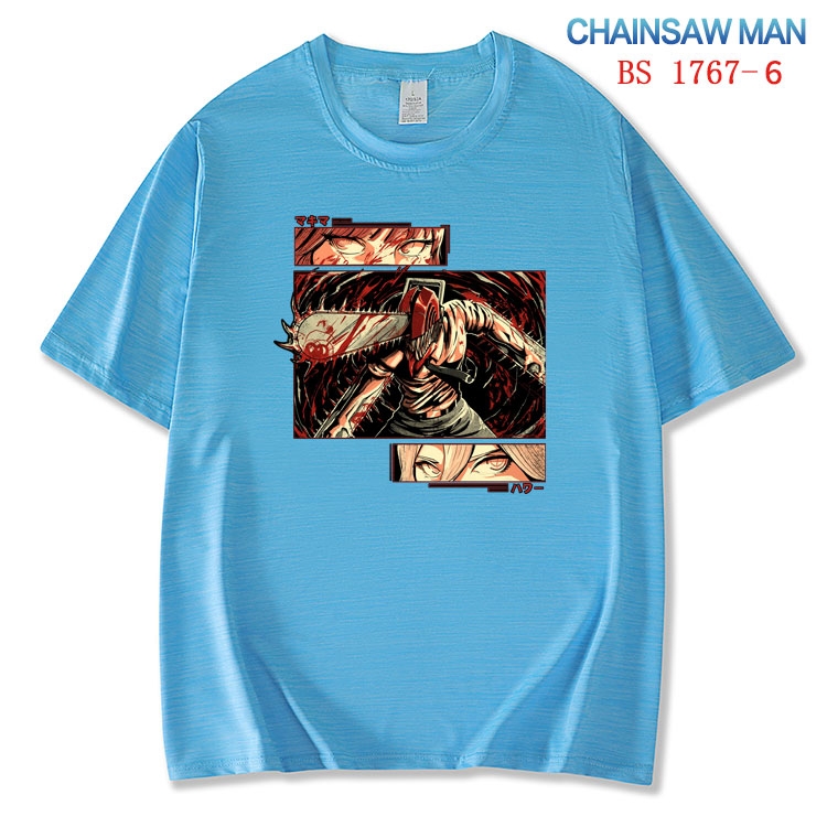 Chainsaw Man ice silk cotton loose and comfortable T-shirt from XS to 5XL BS-1775-3