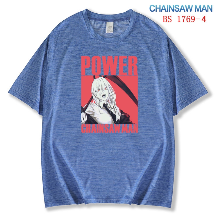 Chainsaw Man ice silk cotton loose and comfortable T-shirt from XS to 5XL  BS-1769-4