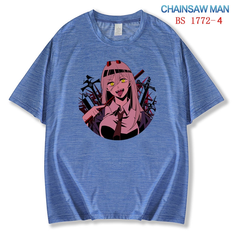 Chainsaw Man ice silk cotton loose and comfortable T-shirt from XS to 5XL BS-1772-4