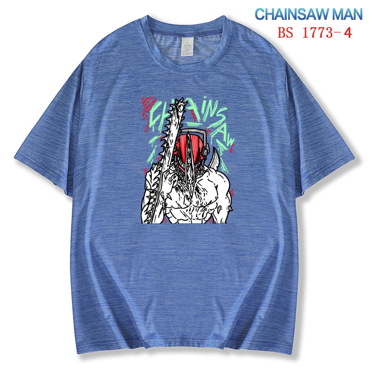 Chainsaw Man ice silk cotton loose and comfortable T-shirt from XS to 5XL  BS-1773-4