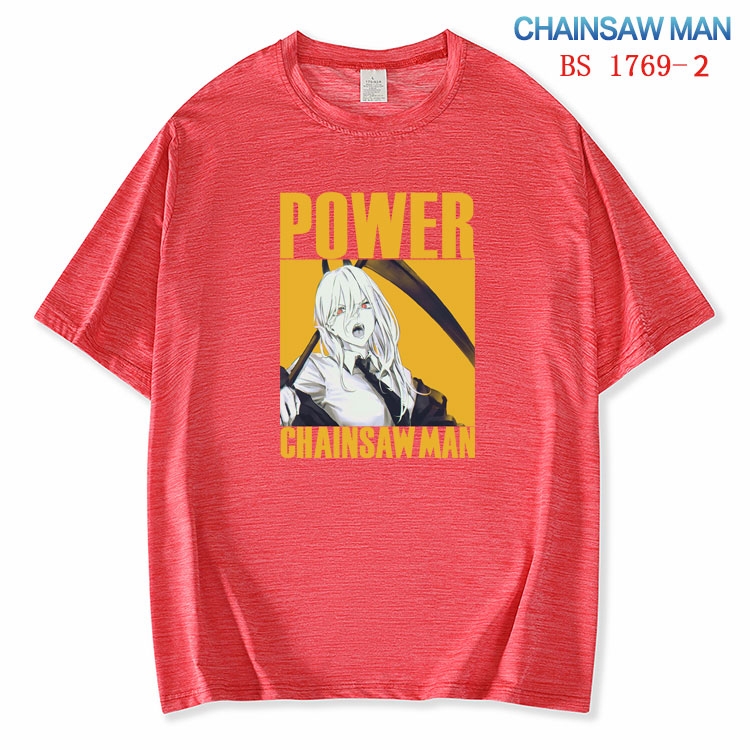 Chainsaw Man ice silk cotton loose and comfortable T-shirt from XS to 5XL BS-1769-2