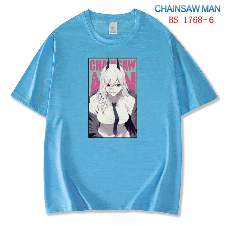 Chainsaw Man ice silk cotton loose and comfortable T-shirt from XS to 5XL BS-1768-6