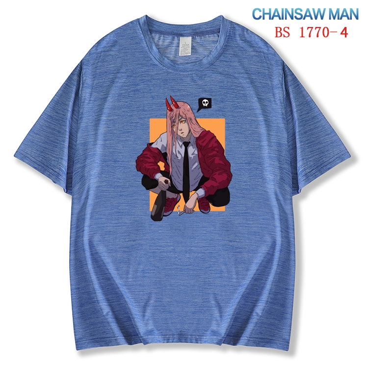 Chainsaw Man ice silk cotton loose and comfortable T-shirt from XS to 5XL BS-1770-4