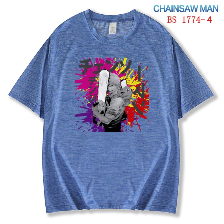 Chainsaw Man ice silk cotton loose and comfortable T-shirt from XS to 5XL BS-1774-4