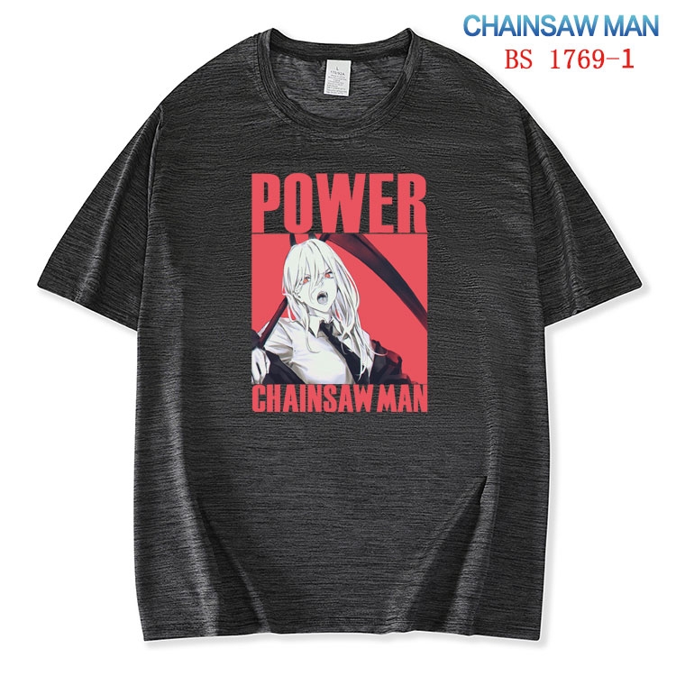 Chainsaw Man ice silk cotton loose and comfortable T-shirt from XS to 5XL  BS-1769-1