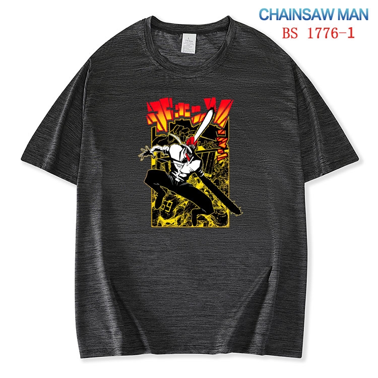 Chainsaw Man ice silk cotton loose and comfortable T-shirt from XS to 5XL BS-1776-1