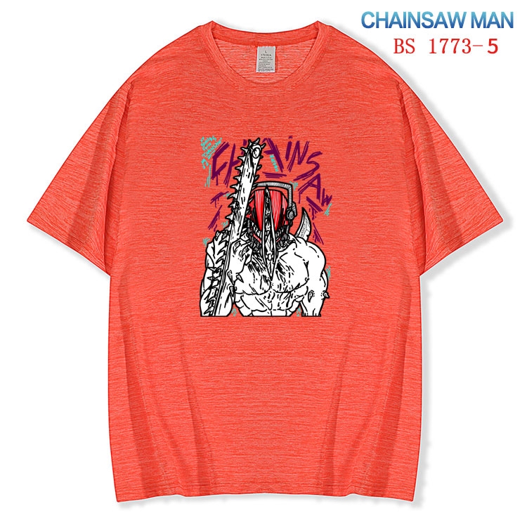 Chainsaw Man ice silk cotton loose and comfortable T-shirt from XS to 5XL  BS-1773-5