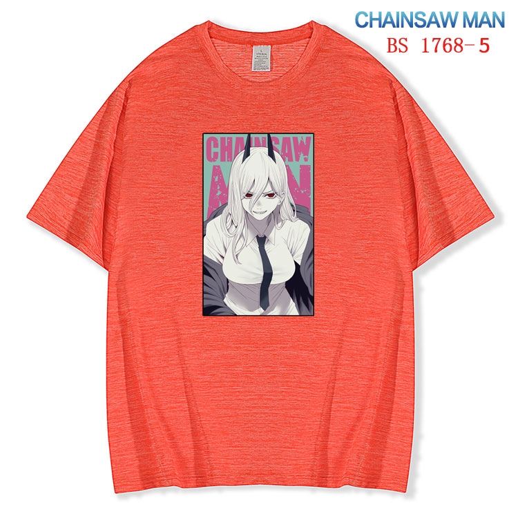 Chainsaw Man ice silk cotton loose and comfortable T-shirt from XS to 5XL BS-1768-5