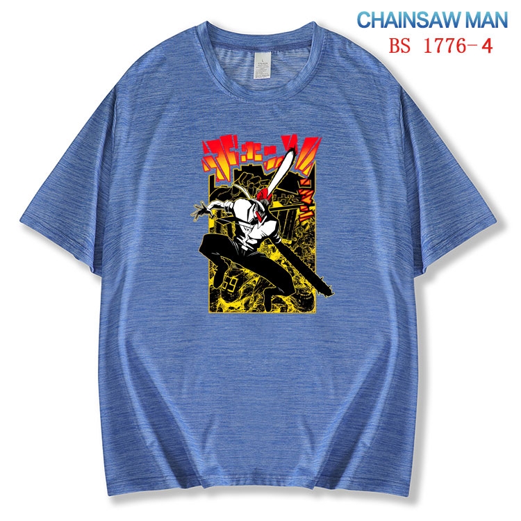 Chainsaw Man ice silk cotton loose and comfortable T-shirt from XS to 5XL BS-1776-4