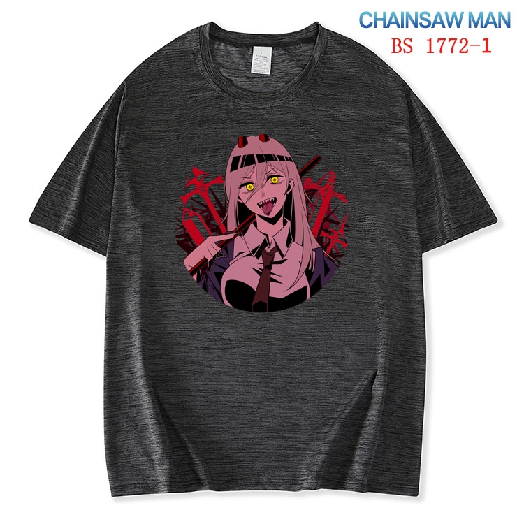 Chainsaw Man ice silk cotton loose and comfortable T-shirt from XS to 5XL BS-1772-1