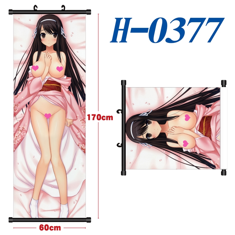 High School D×D Black plastic rod cloth hanging canvas painting 60x170cm  H-0377