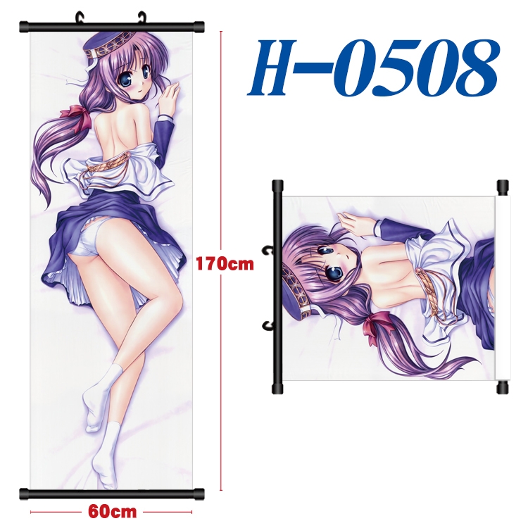 Aiyoku no Eustia Black plastic rod cloth hanging canvas painting 60x170cm H-0508