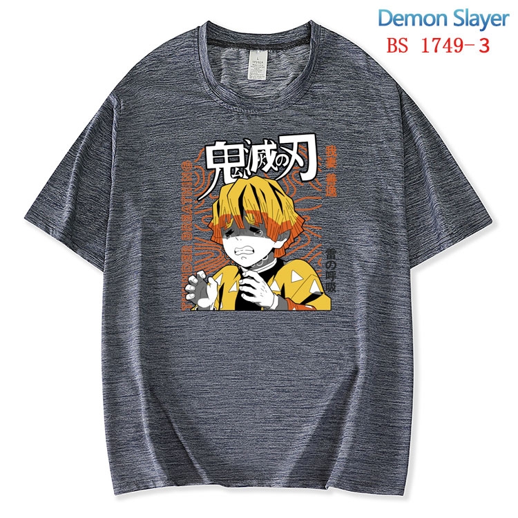 Demon Slayer Kimets ice silk cotton loose and comfortable T-shirt from XS to 5XL BS-1749-3